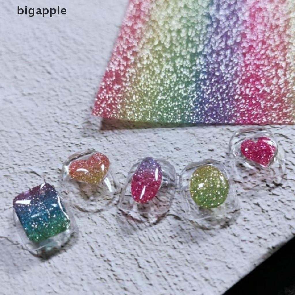 1 Tờ Đề Can Dán Móng Tay Nghệ Thuật Màu Laser