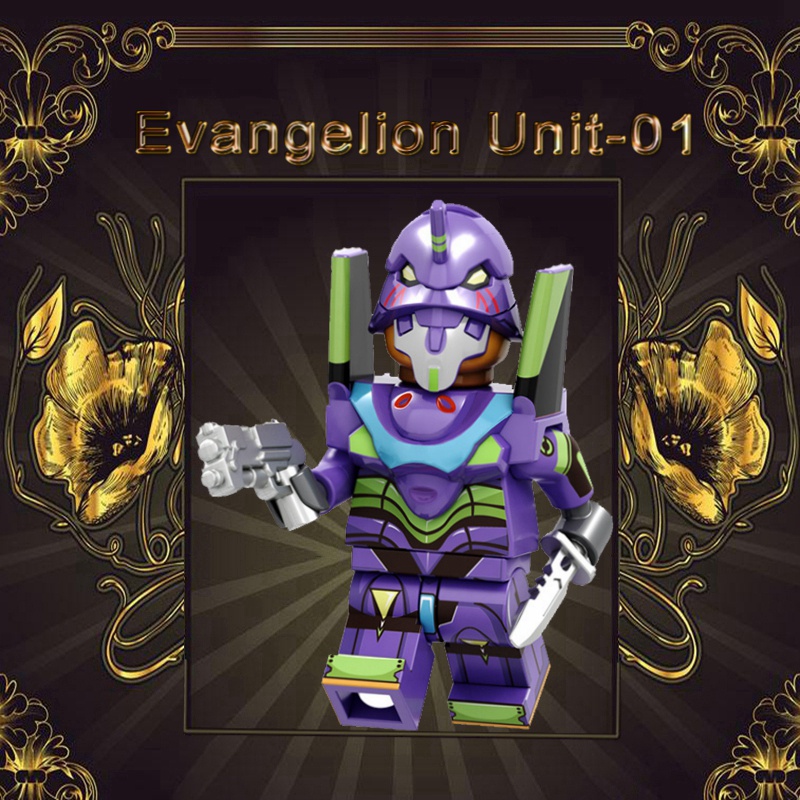 Neon GENESIS EVANGELION EVA Ayanami Rei Đồ Chơi Xếp Hình DIY Giáo Dục Cho Trẻ Em