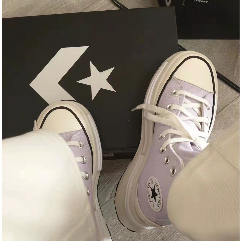 Giày Thể Thao CONVERSE STAR Legay CX Thời Trang Unisex Đế Dày Tăng Chiều Cao Màu Tím Khoai Môn Phong Cách Retro Cho Nam Và Nữ-B61