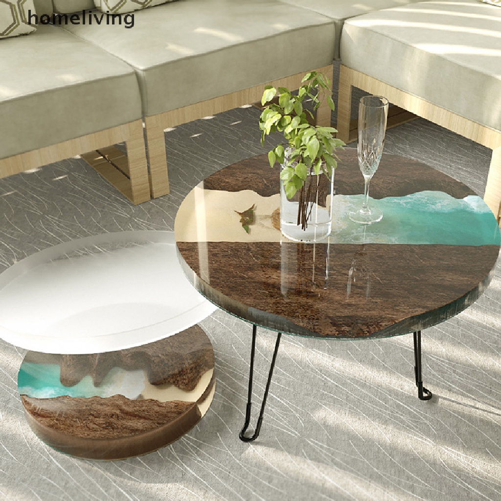 Khuôn Silicone Làm Đồ Trang Trí DIY Hình Tròn Kích Thước Lớn