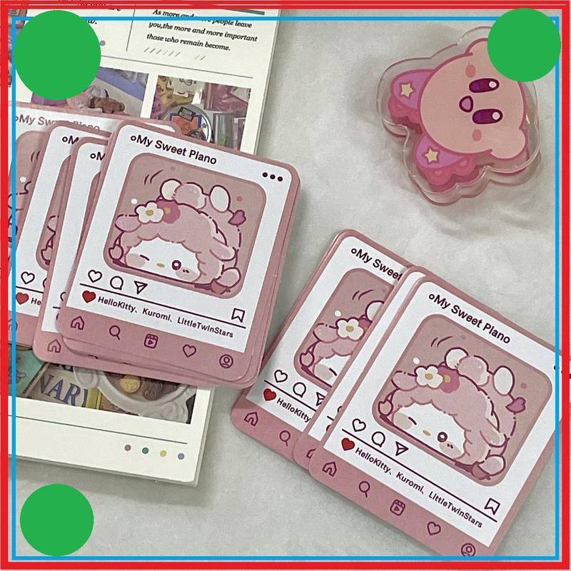 Nhãn Dán Sanrio Mymelody Kuromi Cinnamoroll Pochacco 6 Kiểu Trang Trí Gói Quà