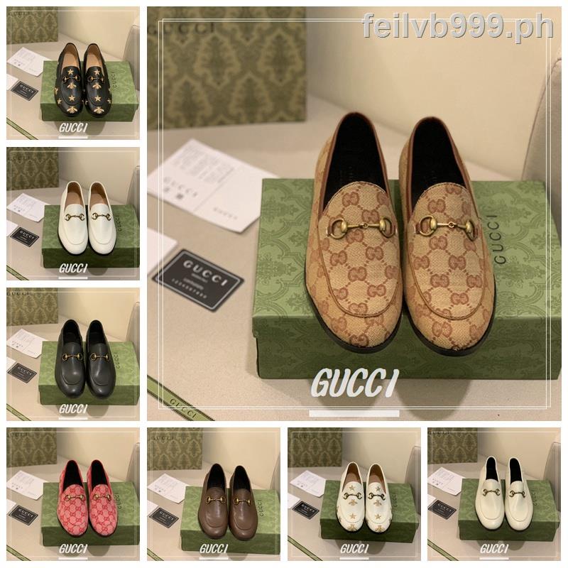 Giày Lười GUCCI Chất Liệu Da Lót Nhung SIZE 34-41