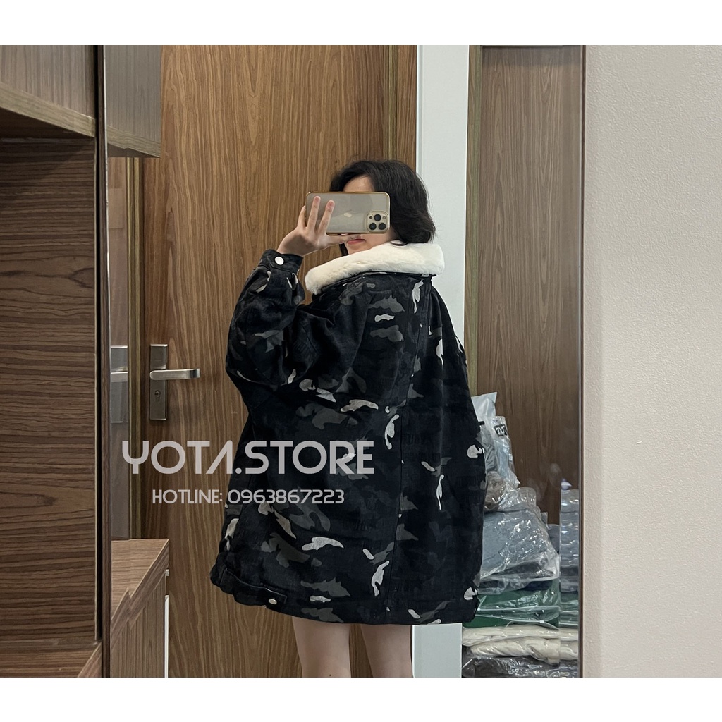 Áo khoác jeans lót lông - KL006