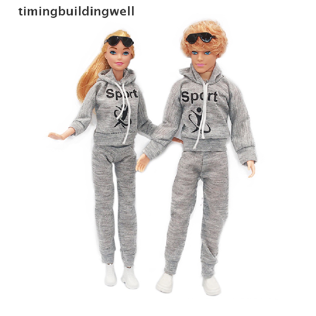 Búp Bê Nam Nữ Twvn 30cm Quần Áo Thể Thao Nhiều Loại QDD