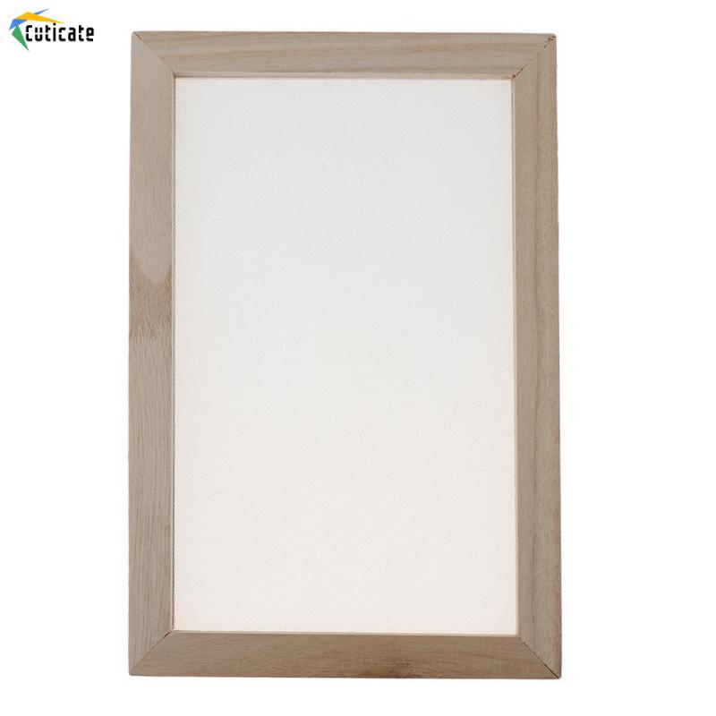 Set 2 Khung Gỗ Làm Giấy Tái Chế Thủ Công 20x30cm