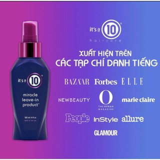 [HÀNG CHÍNH HÃNG] Xịt dưỡng tóc diệu kỳ It is a 10