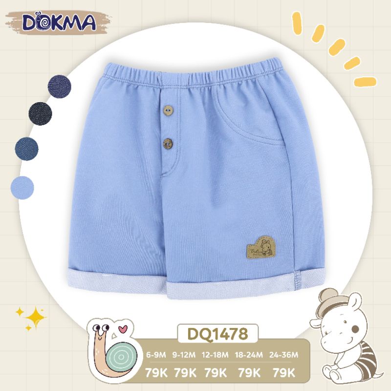 Quần đùi giả bò bé trai Dokma/ Judoby 9-36M DQ1478