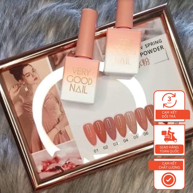 Sơn thạch  9 chai 15ml tặng bảng màu như hình