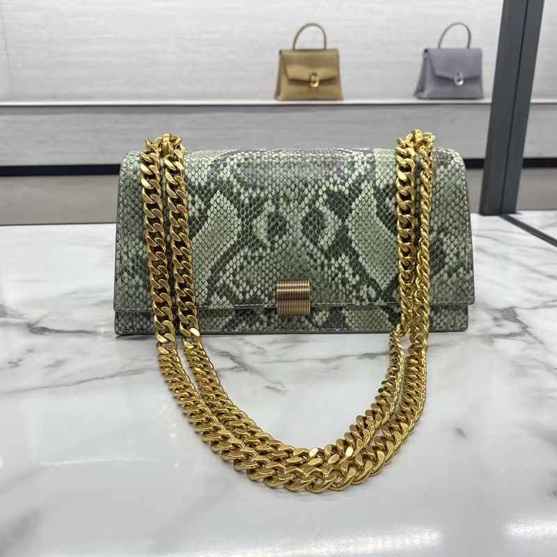 Túi Xách Họa Tiết Da Rắn Phong Cách Mới Cho Nữ 20270711 Túi Xách Dây Xích Hai Dây Phong Cách Vintage