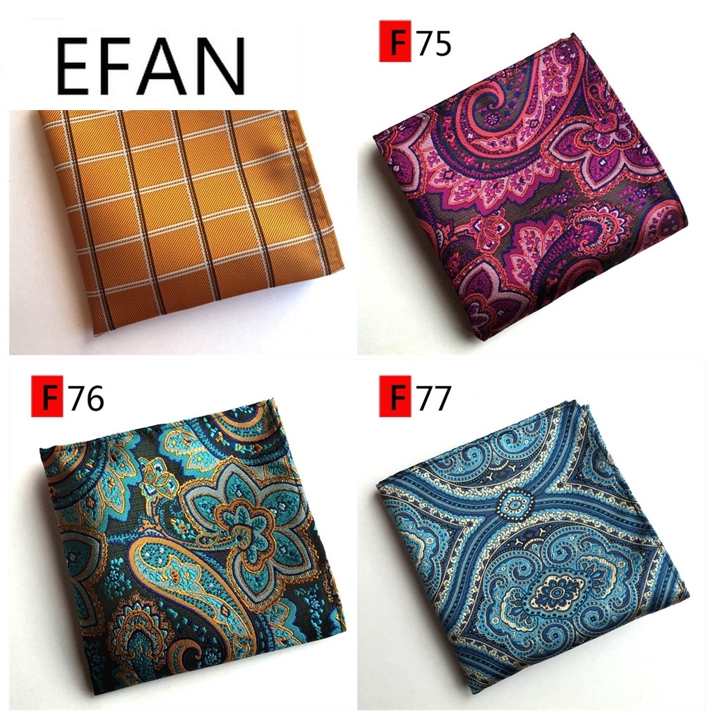 Khăn lụa bỏ túi áo vest in họa tiết hoa thời trang với nhiều màu cho nam trong các dịp trang trọng / lễ cưới