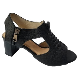 Giày Sandal Nữ Cao Gót Da Bò BIGGBEN Cao 5 Phân HKD227