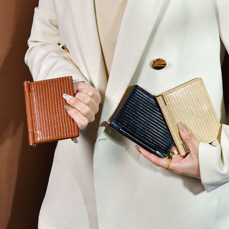 SeaGloca Ví Gấp Mỏng Đa Năng Phong Cách Mới Cho Nữ