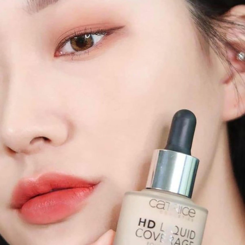Kem nền HD 24h Liquid Coverage Foundation,che phủ tốt,kiềm dầu,siêu mỏng nhẹ,Chứa dưỡng chất bảo vệ da