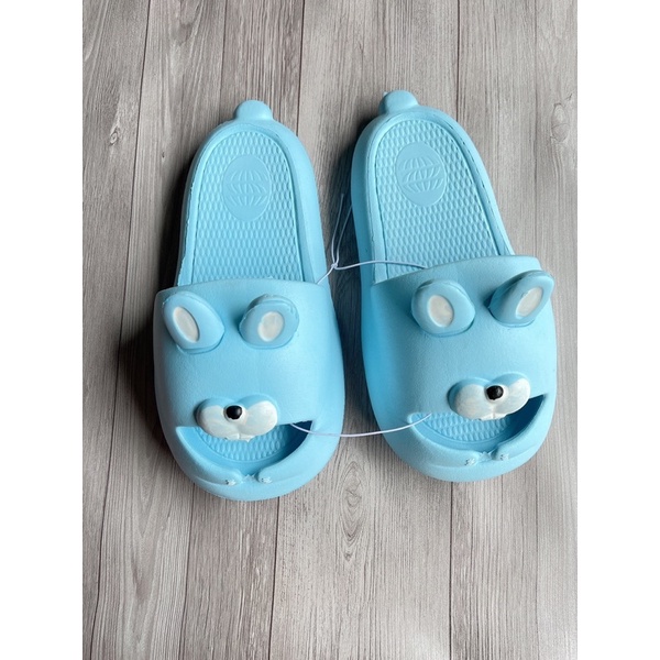 Dép bánh mì nữ họa tiết sóc nổi siêu dễ thương mang đi mưa đi biển chống trơn trượt - DL170