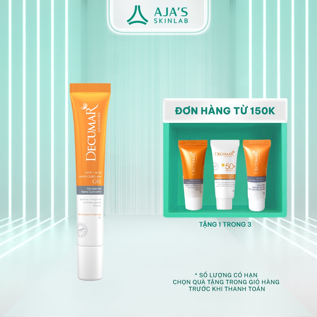 Gel ngừa mụn Nano Decumar Advanced 20g - AJA'S SKINLAB