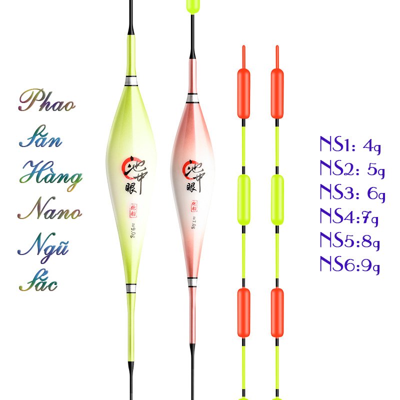 Phao Câu Đài Nano Ngũ Sắc Săn Hàng Cao Cấp