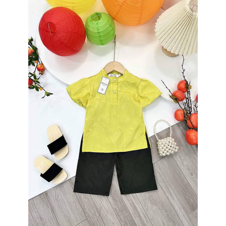 Set bộ bà ba bé gái