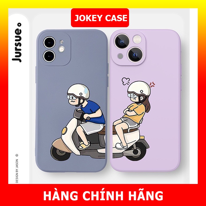 Ốp lưng iphone cặp đôi đi xe máy 6s/6splus/7/7plus/8/8plus/x/xr/xs/11/12/13/14/pro/max/plus/promax
