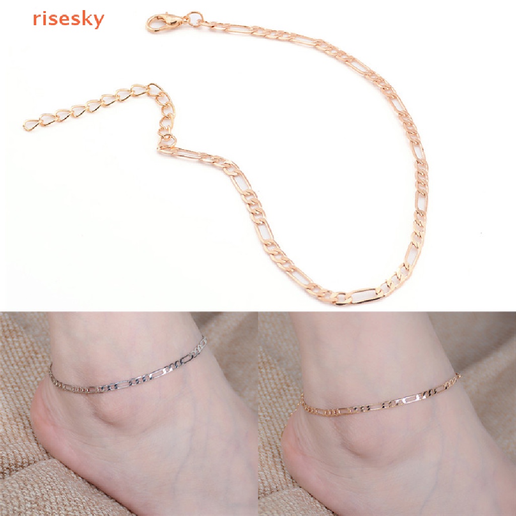 1 Lắc Chân Mạ Vàng / Bạc Thời Trang Chất Lượng Cao