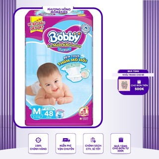 Tã dán/quần bobby extra soft dry, siêu thấm, siêu mỏng, cao cấp thoáng mát chống tràn dịu êm cho bé l30 s56/s54/xs72/l54