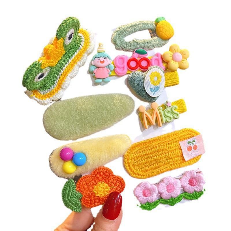 PVN57996 Set 10 kẹp tóc hình nơ xinh xắn cho bé gái