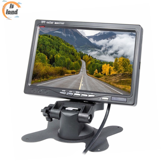 Màn Hình Lcd Tft 7 Inch 2 Chiều Pal / ntsc 12v Chuyên Dụng Cho Xe Hơi