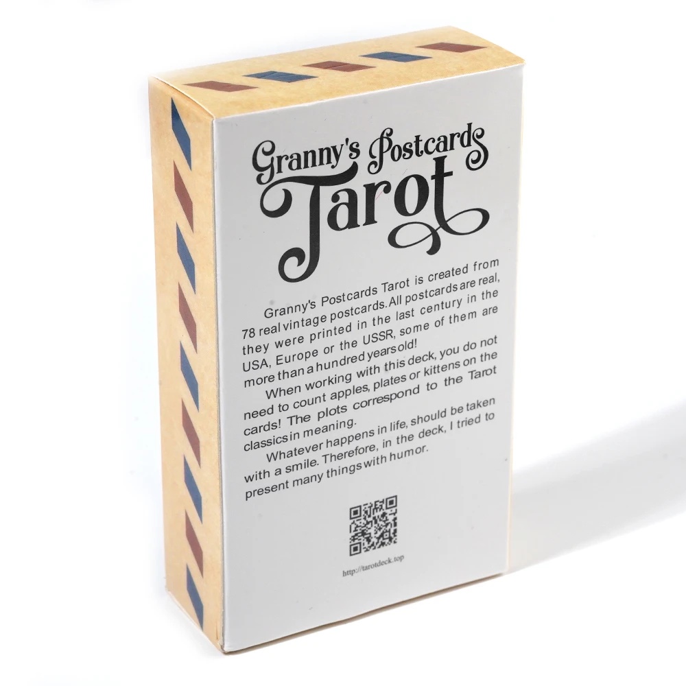 Granny's Postcards Tarot Cards Oracles Deck Mysterious Divination Cards Game Board Game
