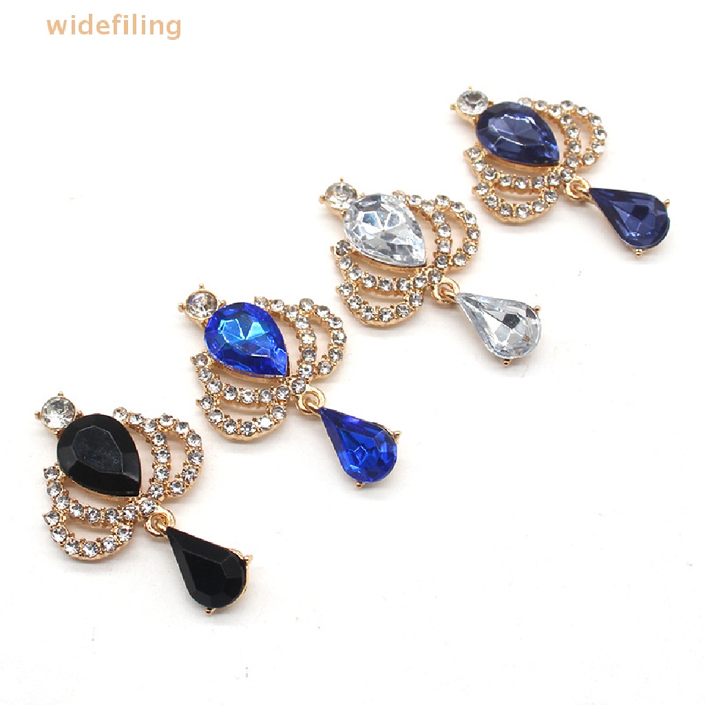 Mặt Dây Chuyền Acrylic Hình Vương Miện Đính Đá Thủy Tinh Màu Vàng Kim Dùng Làm Quà Tặng Cho Bạn Gái