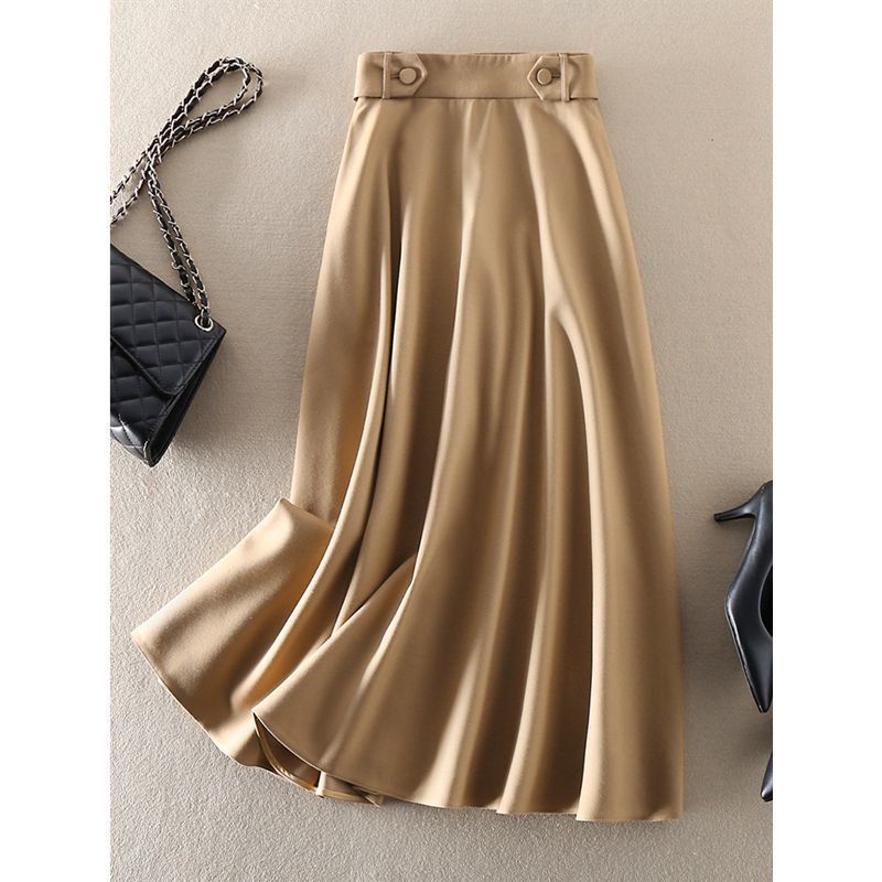 Bán Chạy Nhất Chân Váy Xòe Dài Dáng Chữ A Lưng Cao Mỏng Nhẹ Thời Trang Mùa Hè Mới