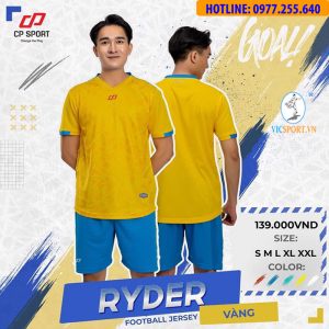 Quần Áo Thương Hiệu CP RYDER Chất Lượng Cao Cấp, Áo Đá Bóng Không Logo - Vicsport