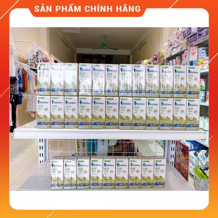 Thùng Sữa non tươi Vitadairy Colos Fresh Milk 180ml x24 hộp