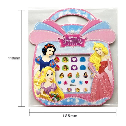 Sticker Dán Móng Tay Hình Công Chúa Băng Giá Dễ Thương Dùng Làm Quà Tặng Sinh Nhật Cho Bé