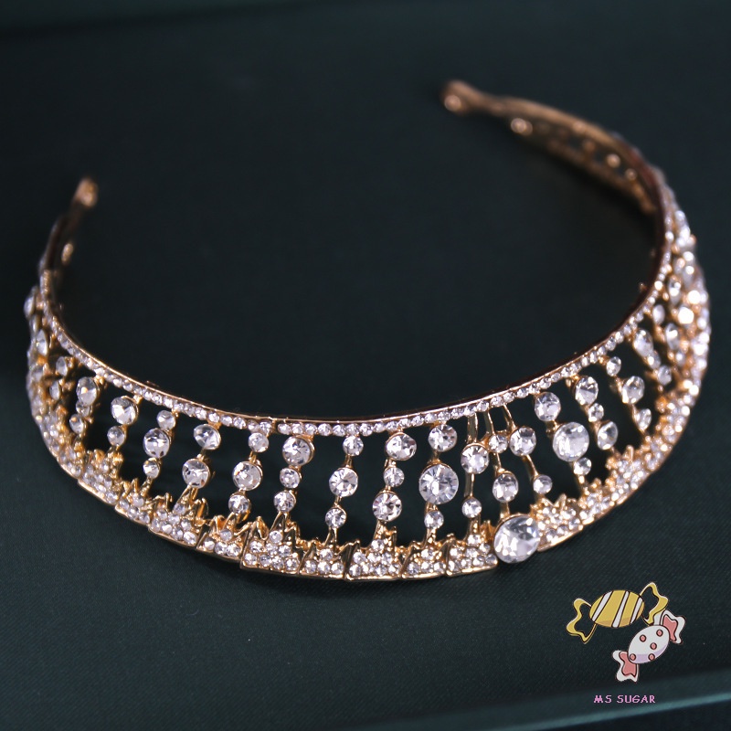 YADORNOS Vương Miện Đính Pha Lê Sang Trọng Dành Cho Nữ