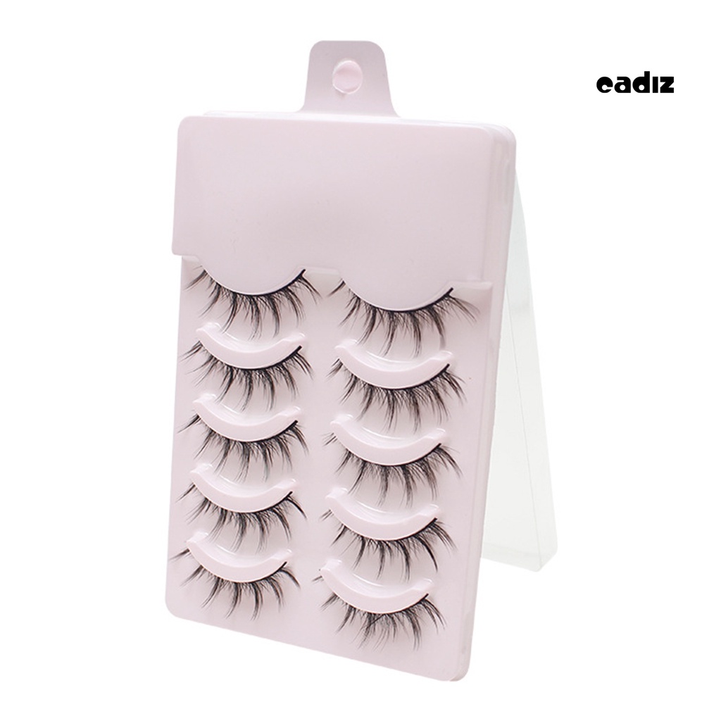 Set 5 Cặp Lông Mi Giả Không Gây Kích Ứng Tự Nhiên 7 Phong Cách Chuyên Dụng Trang Trí Sinh Viên