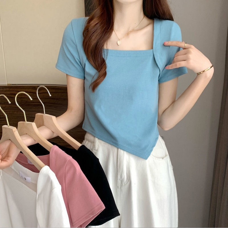 Áo kiểu NRVP ngắn tay dáng ôm thời trang cho nữ