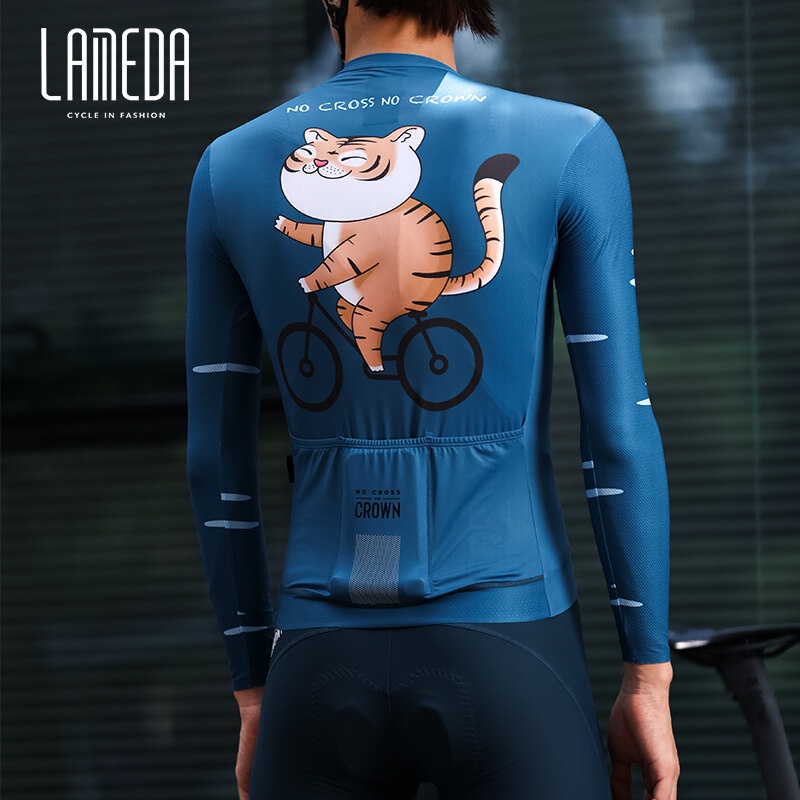Lameda Áo Sweatshirt Chạy Xe Đạp Dài Tay Nhanh Khô Thấm Hút Mồ Hôi Thời Trang Xuân Hè Cho Nam Và Nữ