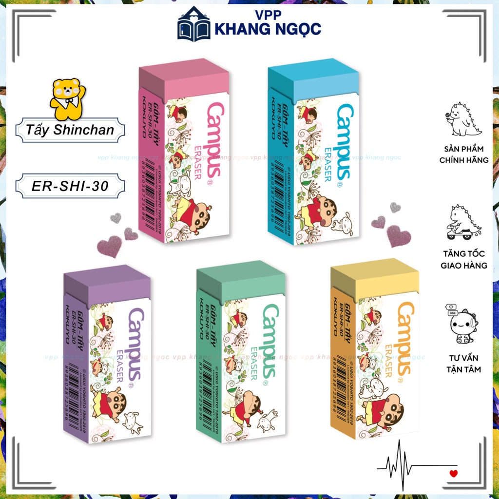Gôm tẩy chì Campus Shin-chan