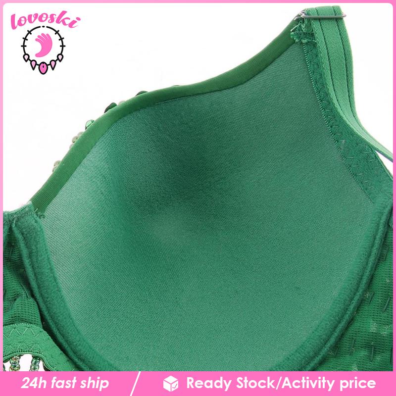 [Lovoski] Áo Ngực Đính Hạt Cườm Tua Rua Dùng Múa Bụng