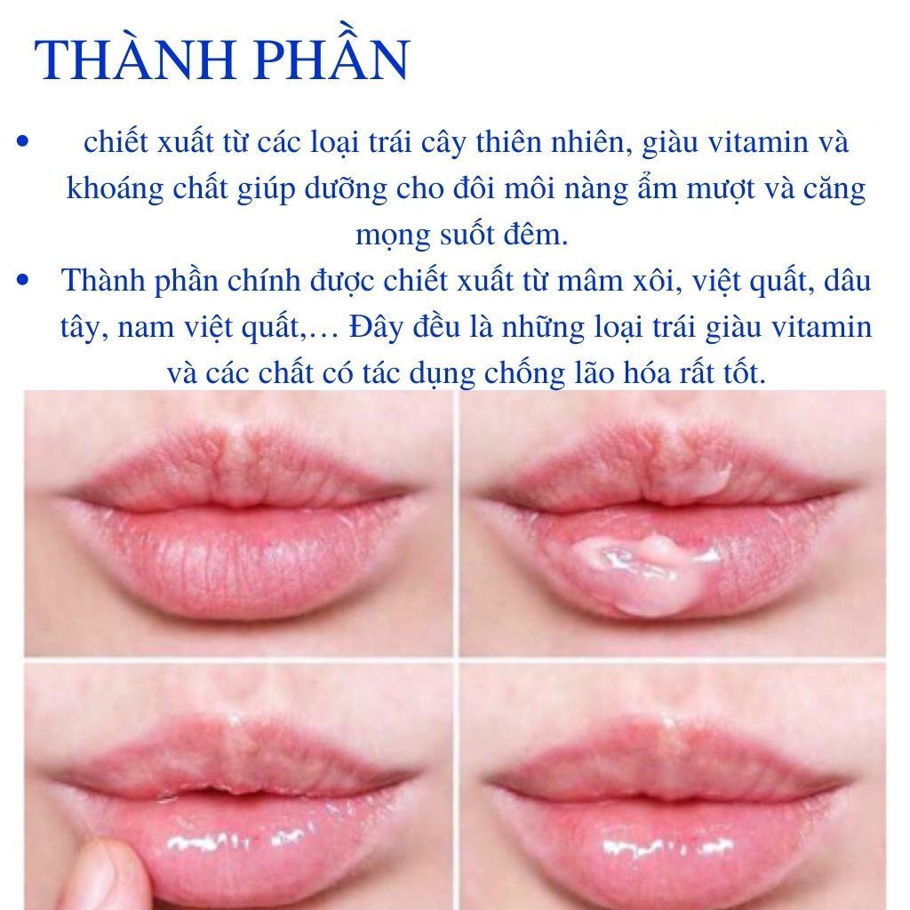 Mặt Nạ Ngủ Môi Dưỡng Ẩm, Căng Bóng Mềm Mịn Hương Dâu Laneig Lip Night Mask 3gram, 20gram