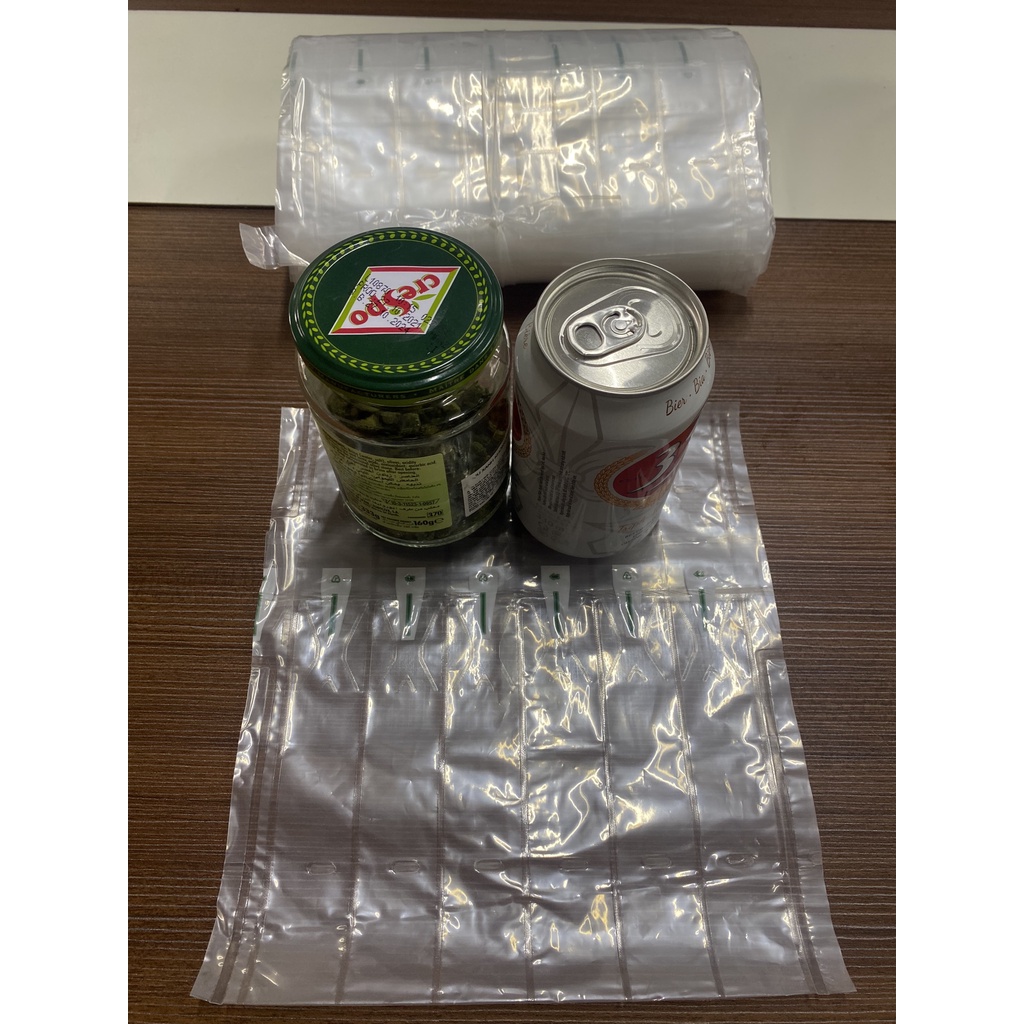 Bao bì đóng gói , túi nilon, túi khí chống sốc Airpac bảo vệ hàng hóa túi 6 cột bọc đồ cỡ 16cm x 12cm x 6cm