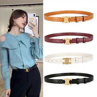 Thắt Lưng Da Bò Thật Thời Trang Đường Phố Cho Nữ Celine Arc de Triomphe