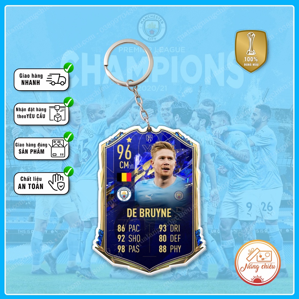 Móc khóa Bóng đá - In theo yêu cầu