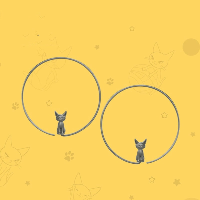 Bông Tai Dạng Vòng Lớn Thời Trang Cho Nữ