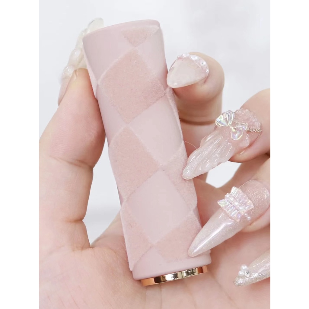 Bộ Son Môi Lancome chessboard Màu Hồng Đào Phiên Bản Giới Hạn Chất Nhung Mịn Mùa Đông 218 196
