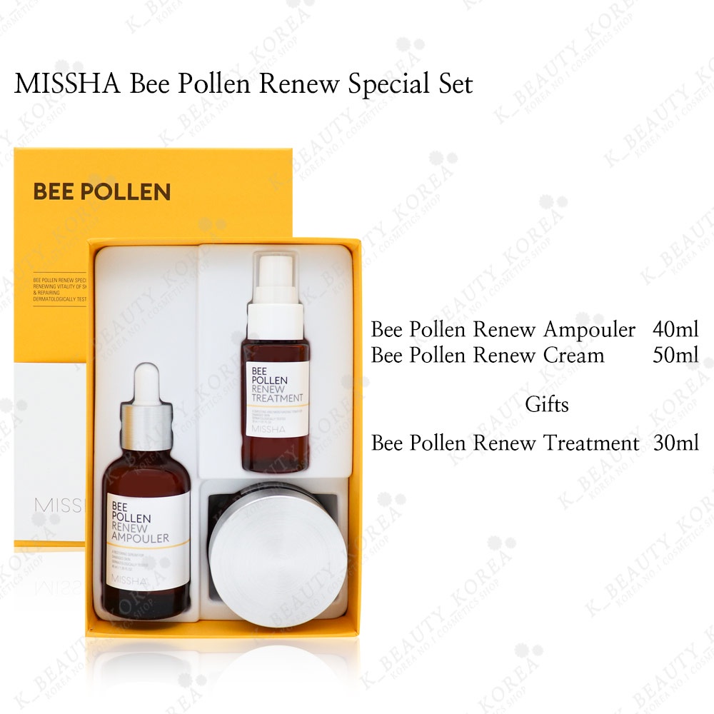 Bee Pollen Tinh Chất Chăm Sóc Da Mặt MISSHA Chiết Xuất Phấn Hoa Và Ong