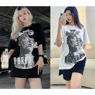 Áo Thun/phông Nam Nữ Paradox form rộng tay lỡ, Unisex In hình THE REVERIE Hotrend chất cotton