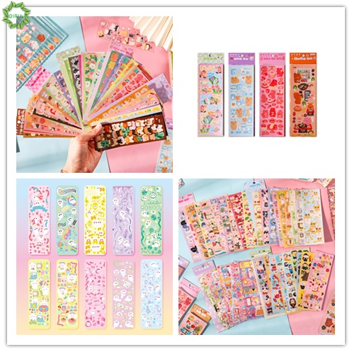 Set 10 Miếng Dán Hình Gấu Goo Dễ Thương Trang Trí Bàn Phím DIY