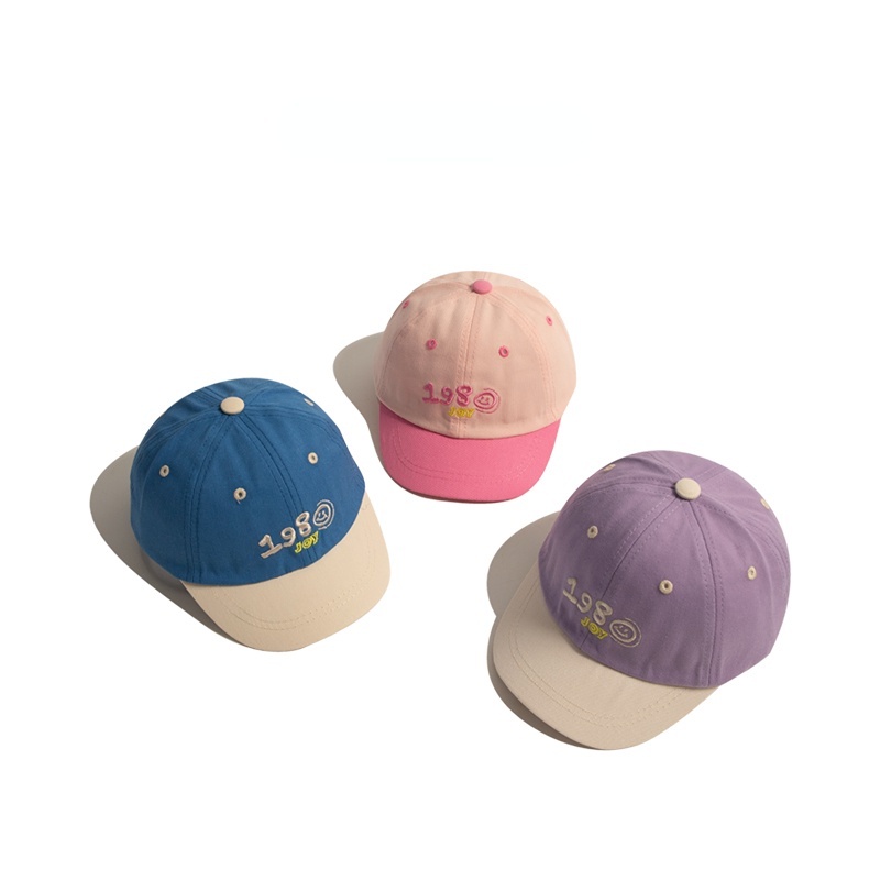 Mũ Lưỡi Trai Thêu Họa Tiết Dễ Thương Thời Trang Xuân Thu Cho Bé