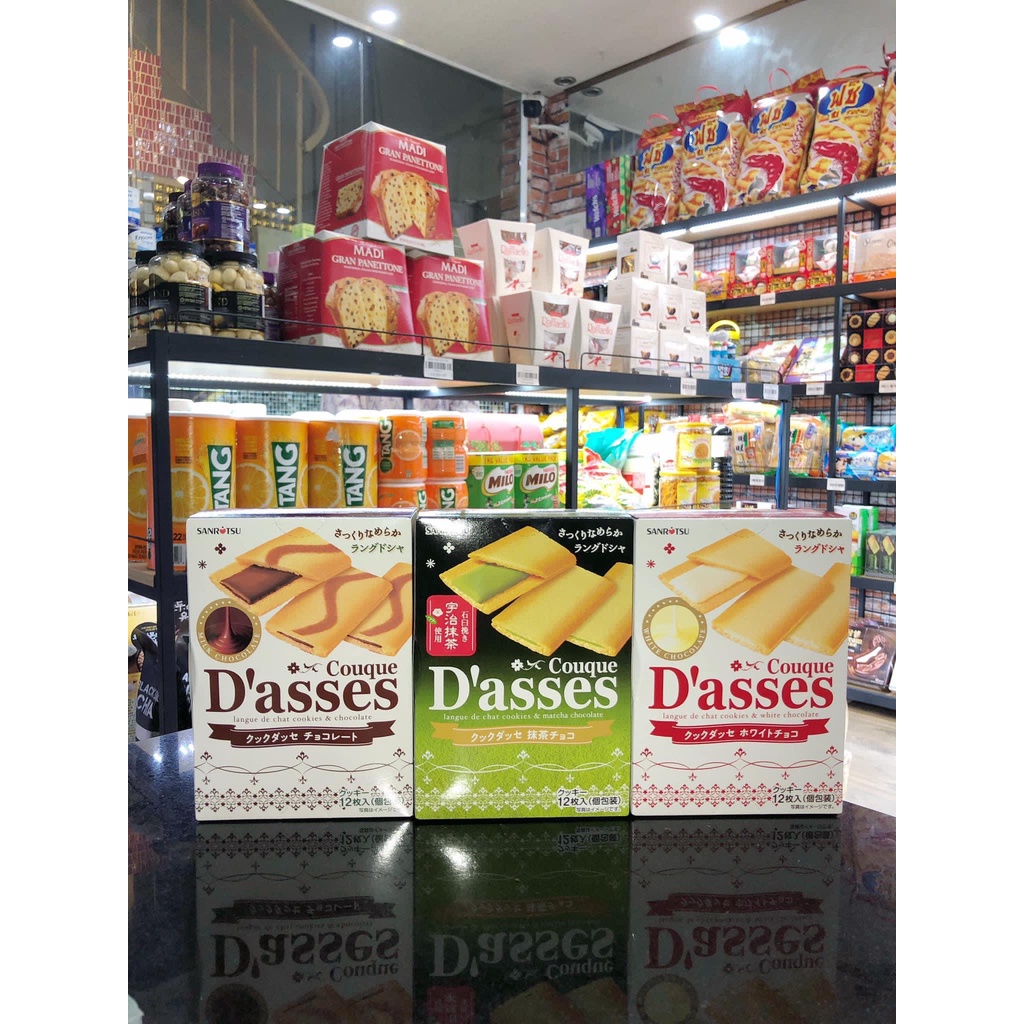Bánh Cookie Lưỡi Mèo D'asses 3 Vị Của Nhật