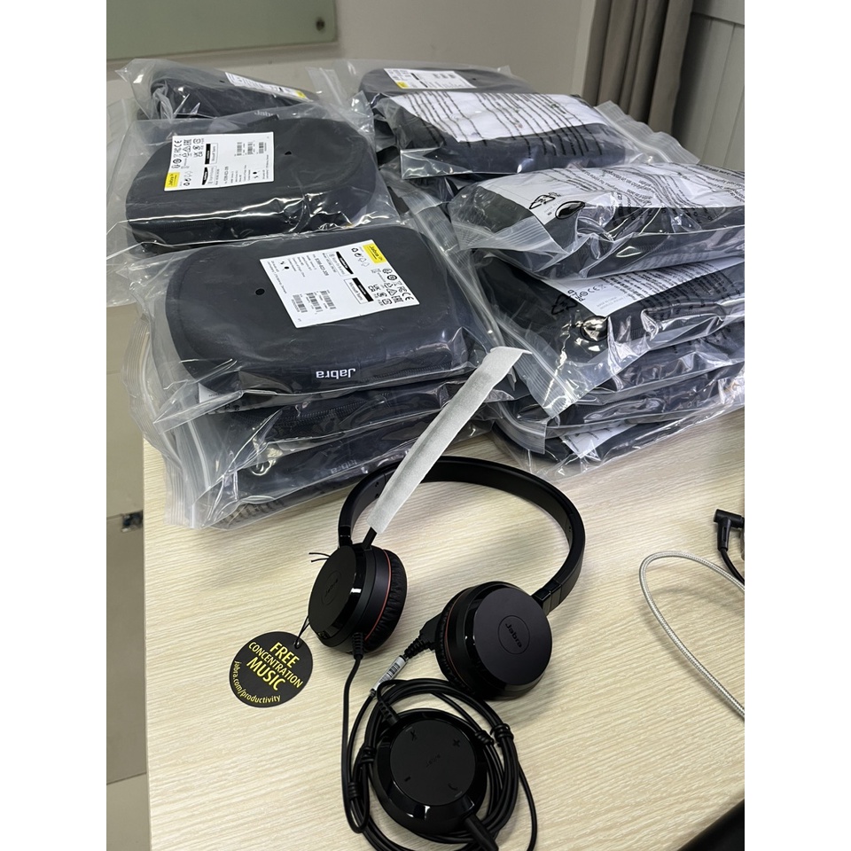 Tai nghe Jabra Evolve 30 II MS Stereo - Tai nghe hai bên có mic